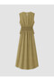 Original Oval Neck Tie-Dye Dress - 5