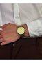Vintage Dial Silver and Gold Dual Color Men's Wristwatch Stainless Steel Case Steel Band Durable Colorfast Men's Watch - 5