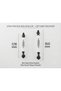 Porcelain Luxury Furniture Cabinet Handle North 128 mm (12.8 cm) 160 mm (16 cm) Pattern 243 Kitchen and Drawer Cabinet Handle