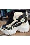 Wang Watermelon 09 Proto Tip White Platform Sneakers, Platform Heel Women's Sports Shoes - 5