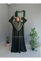 Erva Abaya and Short Sufle Set of 2 - 5