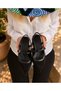 Amore Black Suede 3 Cmkisa Heel Strap Sandals - 3