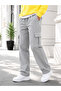 Men's Parachute Fabric Tiril Tiril Baggy Pants with Cargo Pockets