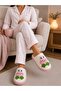 Soft Plush House Slippers with Frog Figure Teddy Women's House Slippers Dowry Slippers Stc1322 - 2