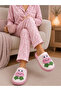 Soft Plush House Slippers with Frog Figure Teddy Women's House Slippers Dowry Slippers Stc1322 - 4