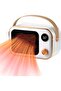 Suitable for Electric Heater Ceramic Fast Heating Two-speed 1200W Mini Overheat White