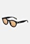 Women SJC025 Round Sunglasses, Black - 3
