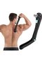 Back hair remover, electric hair trimmer, body epilator, DIY style, 180-degree foldable cordless design, unisex, painless shaving, wet and dry use.