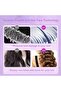 Automatic Rotating Ceramic Hair Curler with Negative Ion Technology (purple, 4 temps). - 5