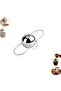 1 Piece Espresso Freezing Ball - Stainless Steel Cooling Ball with Stand - Quickly Cools Drip Coffee, Whiskey & Drinks Without Dilution (Silver)