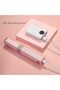 Mini Portable USB Rechargeable Cordless Hair Straightener & Curler (pink). - 5