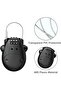 Three-digit combination steel cable lock - adjustable and secure - 6