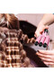 3-Roll Ceramic Curling Iron, 25mm, Adjustable Temperature (Pink) - 3