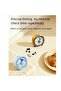 60-minute visual timer, a time management tool, a 60-minute kitchen timer, and an ultra-quiet reminder alarm clock (round blue). - 2