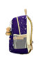 Purple and Cream 3-Piece Backpack Set - 4