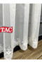 Flower Embroidered Non-Ironing Wrinkle-Resistant Living Room 3-Layer Pleated Tulle - 4