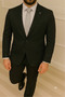 Men's Cream Smart Casual Special Textured Italian Cut Blazer Jacket