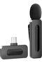 Wireless Microphone for Android SmartPhone Laptop - Omnidirectional USB C Video Recording Mic for Interview Podcast Vlog YouTube Live Stream