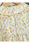 Girls Floral Print Smocked A-Line Dress - 6