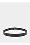 Men Black Croc-Embossed H-Metal Buckle Belt - 3