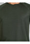 Men Olive Raglan Sleeve Muscle Fit T-Shirt - 4