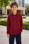 3-Pack Premium School Polo Collar 100% Cotton Boys' School T-Shirt Long Sleeve 8-16 Years |   Children's School Uniform Polo Collar Basic T-Shirt Unisex Long Sleeve Soft Textured Breathable Fabric - 8