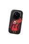 Vivo X200 Pro Compatible Case Camera Protector Black Silicone Couple Phone Case Girl Patterned - 3