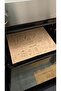 Ser - Cook |   30X40 cm Silicone Green Patterned Oven Mat - Non-Stick Tray Liner & Greaseproof Paper - 5