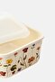 3 Piece Storage Containers With Lids, White - 3