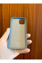 iPhone 13/14 Stitch Inside Velvet Silicone Phone Case (Blue Case) - 2