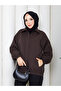Rubber Detailed Front Patched Hijab Jacket Rc3137 - 7