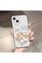 iPhone 13 Compatible Camera Protected Anti-Shock Aesthetic Print Patterned Transparent Silicone Case - 2