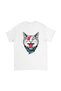 Men's Printed T-Shirt Cat Motif Lightning Bolt Bandana Detail Rock Style Daily Casual Modern Stylish - 2