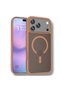 Matte Premium Quality Jota Case Compatible with iPhone 17 Pro Max / 18 Pro Max Fingerprint and Oil-Repellent Magsafe Cover Desert Titanium - 5