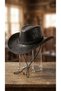 Vegan Leather Unisex Cowboy Hat Vintage Western Style Wide Brim Premium Quality - 4