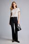 Slim Fit Crochet Collar Ribbed Short Sleeve T-Shirt I6811Ax26Sp - 2