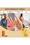Two-piece rotating bottle opener, non-slip, suitable for arthritis patients, yellow. - 5