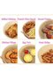 100 sheets of air fryer baking paper, non-stick and oil-resistant, yellow. - 2