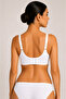 2-Pack Cotton Wide Elastic Minimizer Combed Cotton Gathering Bra - 3