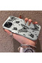 iPhone 13 Mini Compatible Elegant Night Style Butterfly Case, Daily Use Durable Protective Case