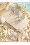 Fish Tail and Pearl Figured Gold Detailed Clip-On Bead Chain - 2