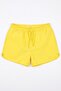 Men's Yellow Mesh Swim Shorts with Pockets