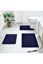 3 Piece Bath Mats Bathroom Rugs Sets Non Slip Extra Absorbent Plush Chenille Soft Washable - 2