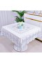 Waterproof, oil-proof, and heat-resistant tablecloth—easy-care rectangular tablecloth—PVC material—not washable— weddings, banque... - 3