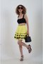Yellow Polka Dot Mini Skirt - 3