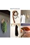 Hooks hooks wooden Wall light Dark Four-Piece walnut gray coat hats wallets backpacks handbags coats Modern country style practical beautiful - 4