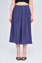Women's Wide-Leg Skirt-Look Bermuda Shorts