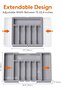 Silverware Drawer Organizer,Expandable Utensil Tray for Kitchen,Adjustable Utensil Organizer,C - 3