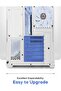 Curvo ATX/M-ATX/ITX Gaming PC Case, 7 ARGB PWM Fans, 360mm Radiator, USB-C, White - 7