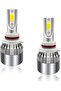 قطعتان من مصابيح LED للسيارة طراز H8/H11/H9، 6000K 3800LM، مصباح LED ساطع بشعاع عالي ومنخفض، بديل للهالوجين